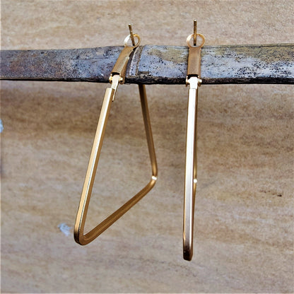 Golden Hoops Earrings antitarnish casuals Ear Rings Earrings party Trincket Jewellry Jewelry Jewellery