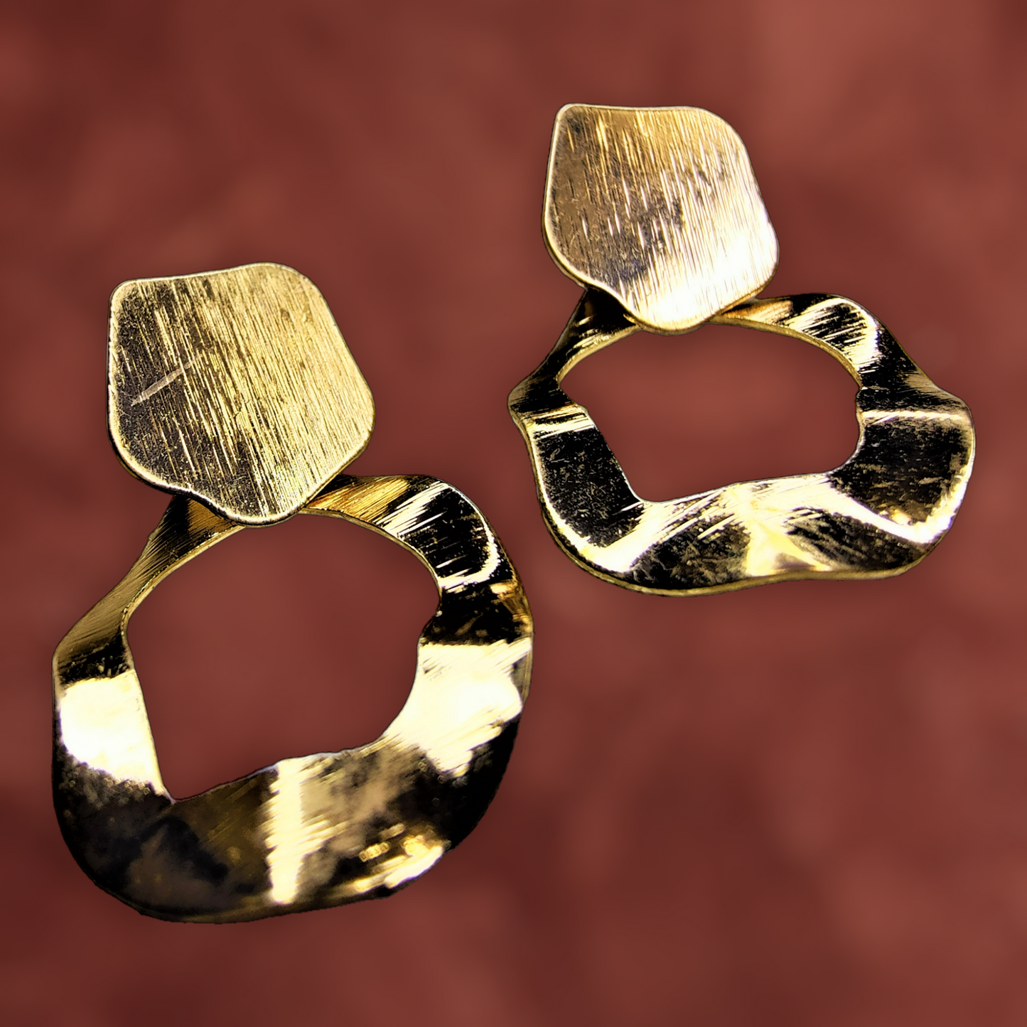 Golden Random Style Earrings Earrings antitarnish Ear Rings Earrings party Trincket Jewellry Jewelry Jewellery