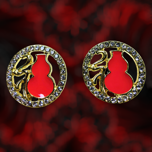 Red Fancy Tops Red Earrings casuals Ear Rings Earrings ethnic office party Trincket Jewellry Jewelry Jewellery