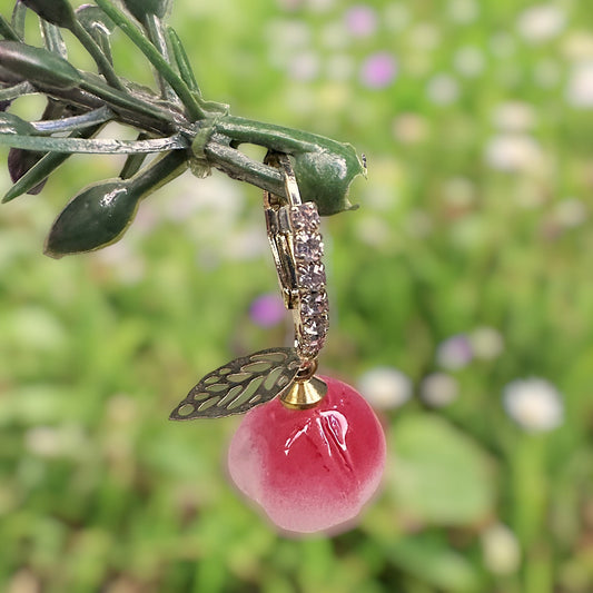 Plumpy Plum Earrings Earrings bead casuals Ear Rings Earrings office party Trincket Jewellry Jewelry Jewellery