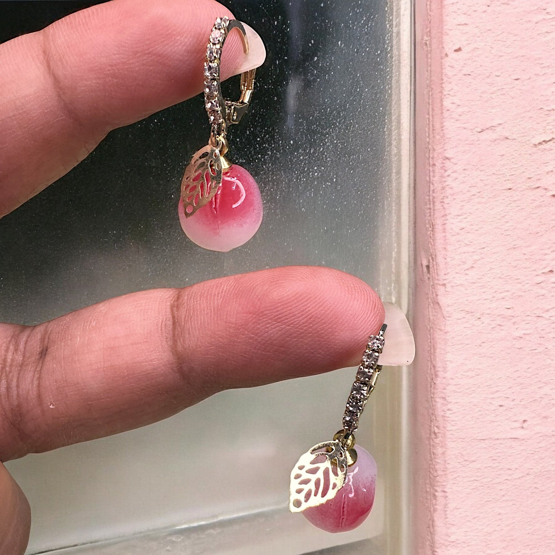 Plumpy Plum Earrings Earrings bead casuals Ear Rings Earrings office party Trincket Jewellry Jewelry Jewellery