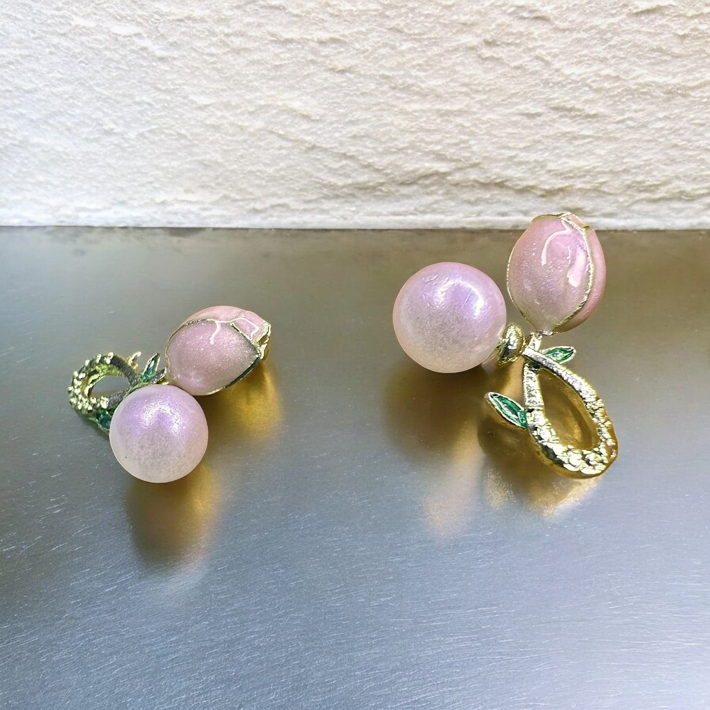 Rose Bud Studs Earrings bead casuals Ear Rings Earrings office party Trincket Jewellry Jewelry Jewellery