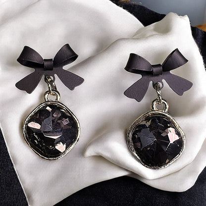 Gift Knot Crystal Earrings Earrings casuals Ear Rings Earrings office party Trincket Jewellry Jewelry Jewellery
