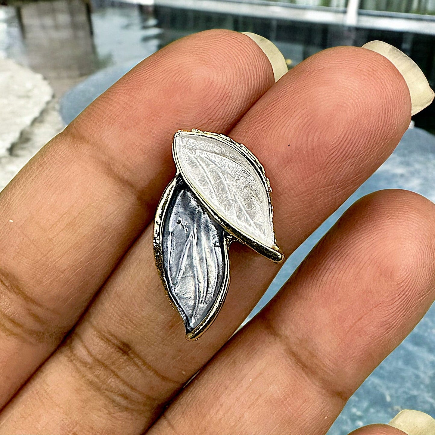 Leaf Lafda Studs Earrings casuals Ear Rings Earrings ethnic office party Trincket Jewellry Jewelry Jewellery