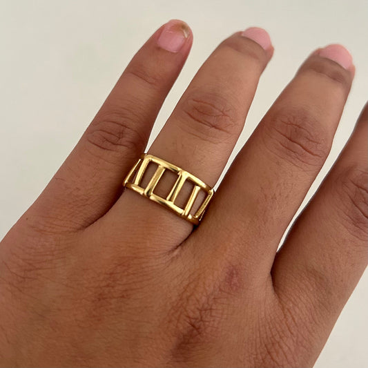 Ladder Band Ring