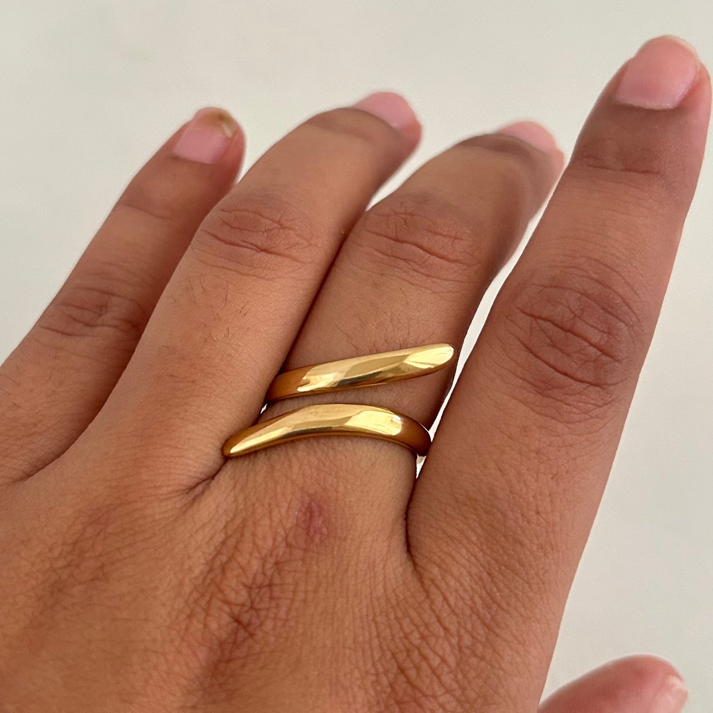 Golden Spike Ring