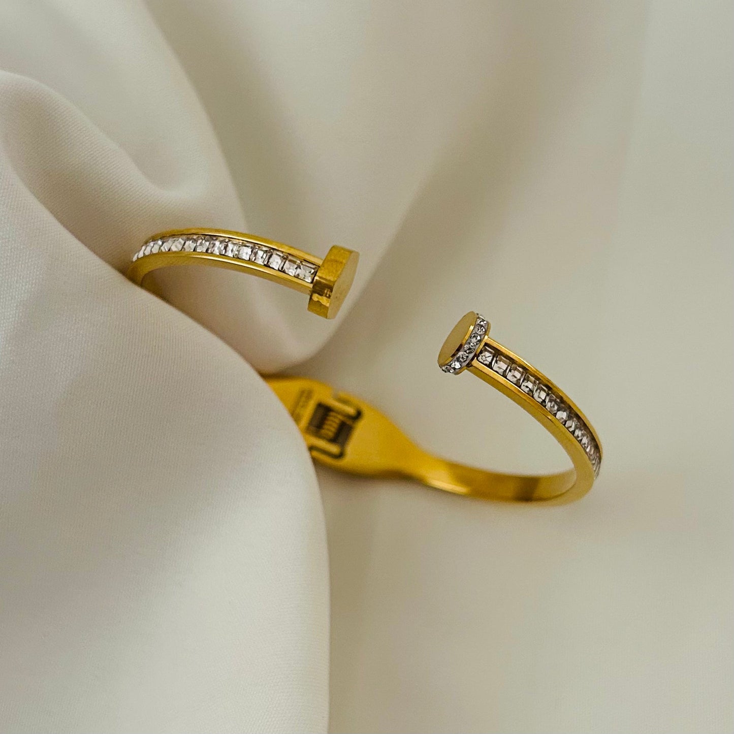 Dual Bar Open Bangle