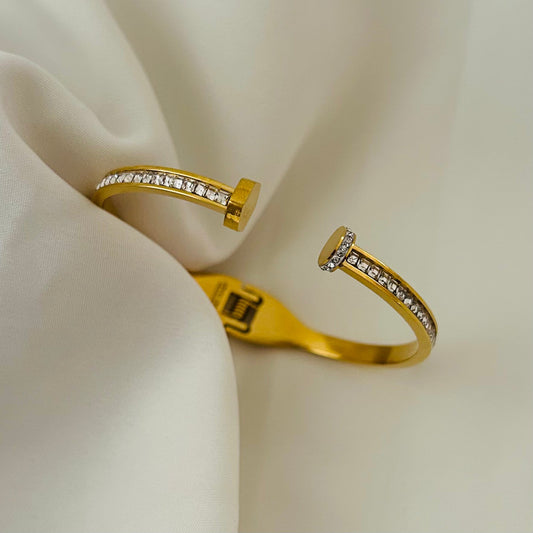 Dual Bar Open Bangle