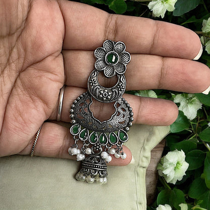 Broad Drop Jhumki Dangle Earrings bead Ear Rings Earrings ethnic party Trincket Jewellry Jewelry Jewellery