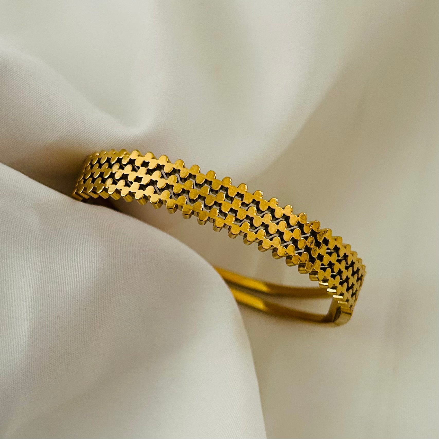 Golden Grace Bangle Bracelet