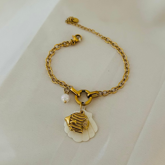 Fish Charm Bracelet