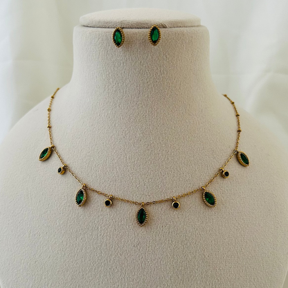 Emeralda Luxe Leaf Set