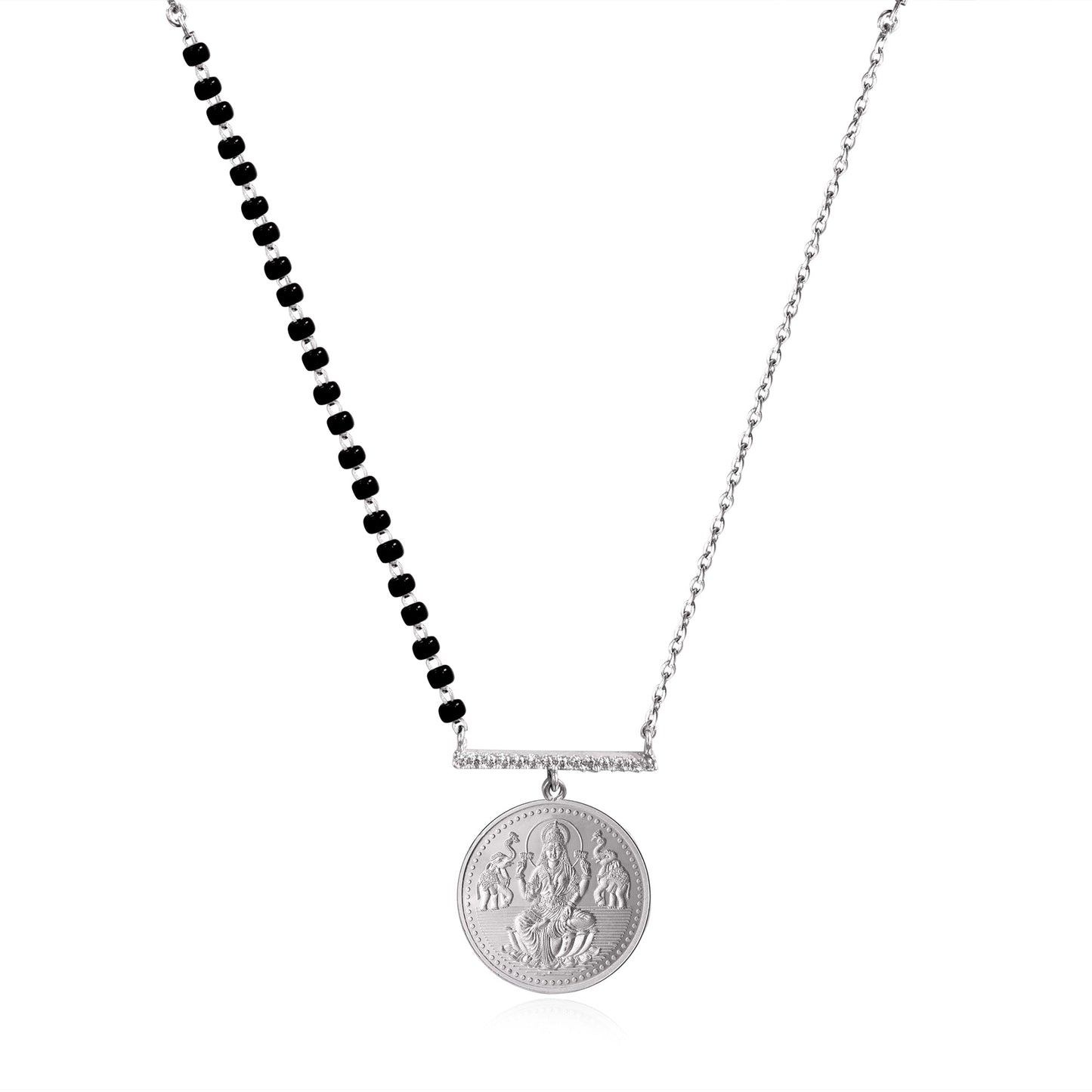 999 Silver Lakshmi Mangalsutra