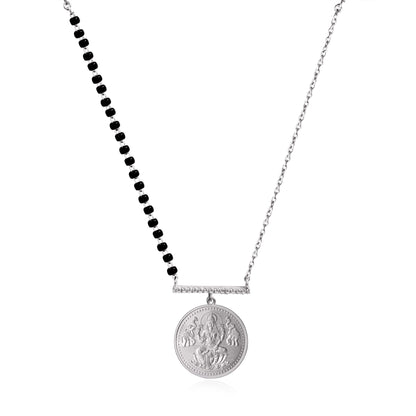 999 Silver Lakshmi Mangalsutra