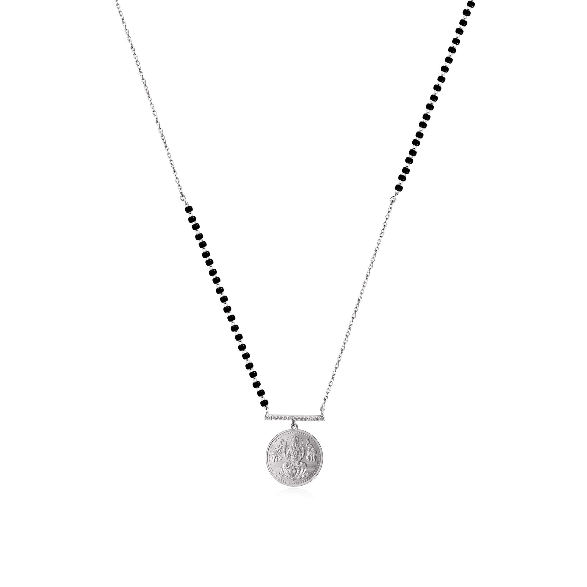 999 Silver Lakshmi Mangalsutra