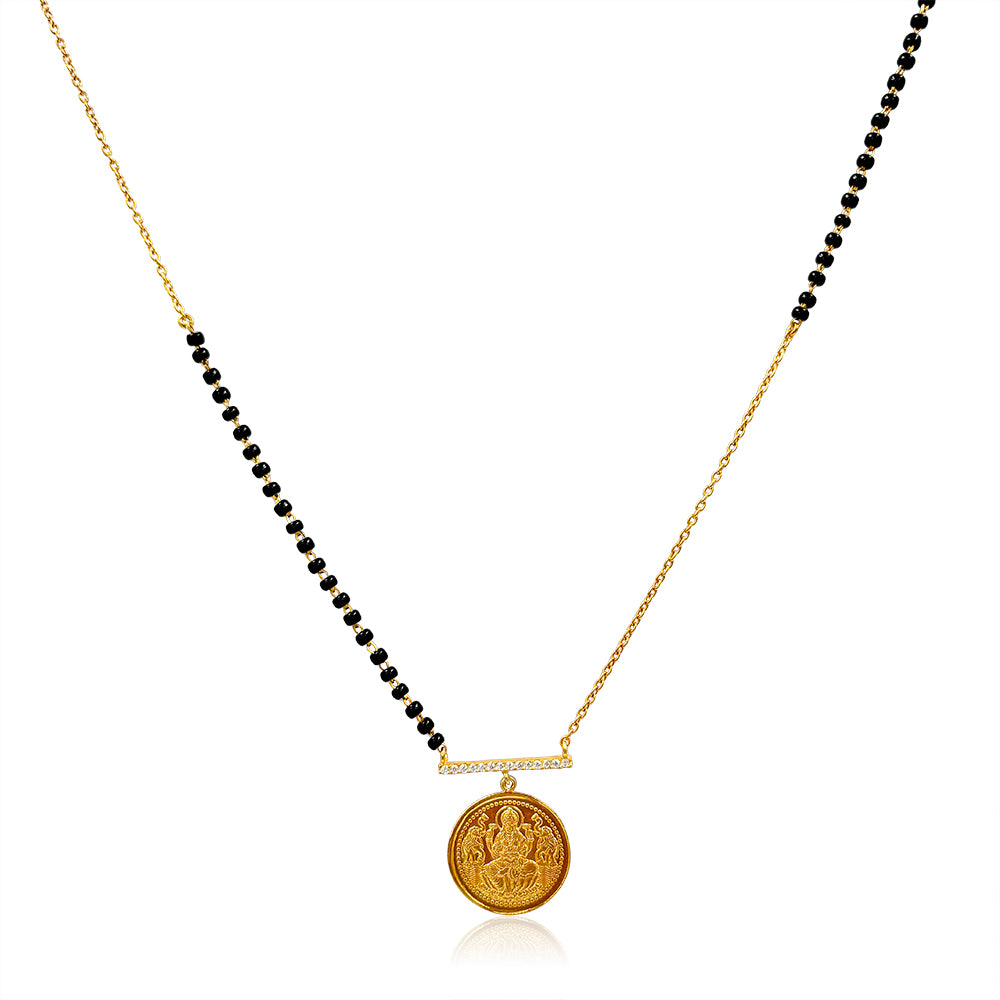 999 Silver Lakshmi Mangalsutra