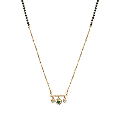 92.5 Sterling Silver Be Mine Mangalsutra Necklace