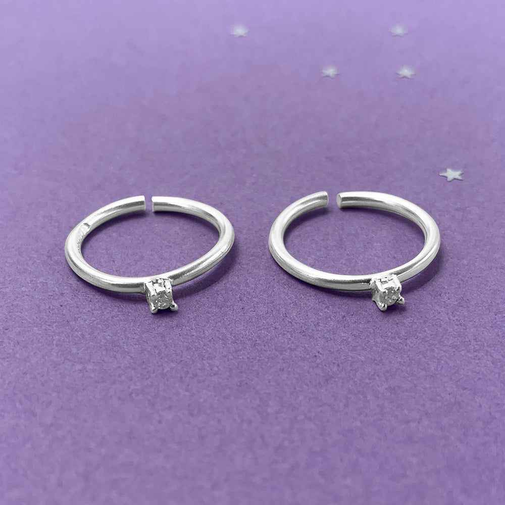 92.5 Sterling Silver Toe Ring