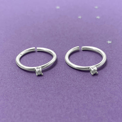 92.5 Sterling Silver Toe Ring