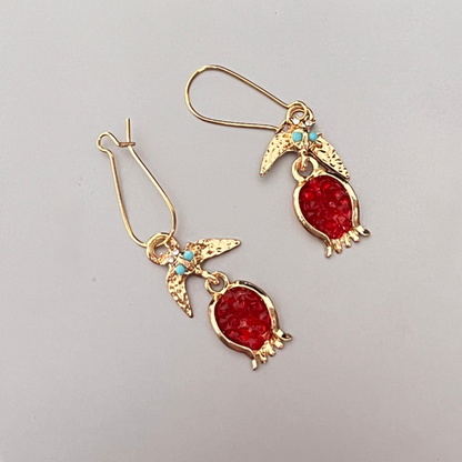 Pommelette Ruby Drop Earrings JLT11577