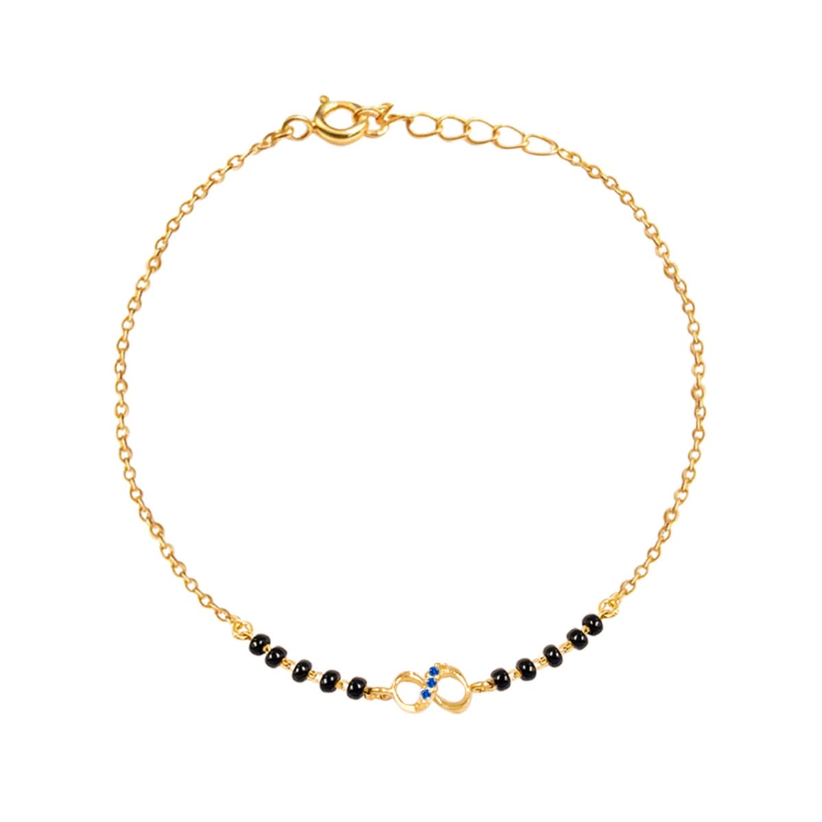 Silver Infinity Mangalsutra Bracelet