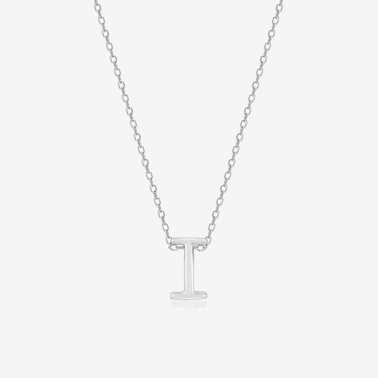 Infinite I Initial Necklace