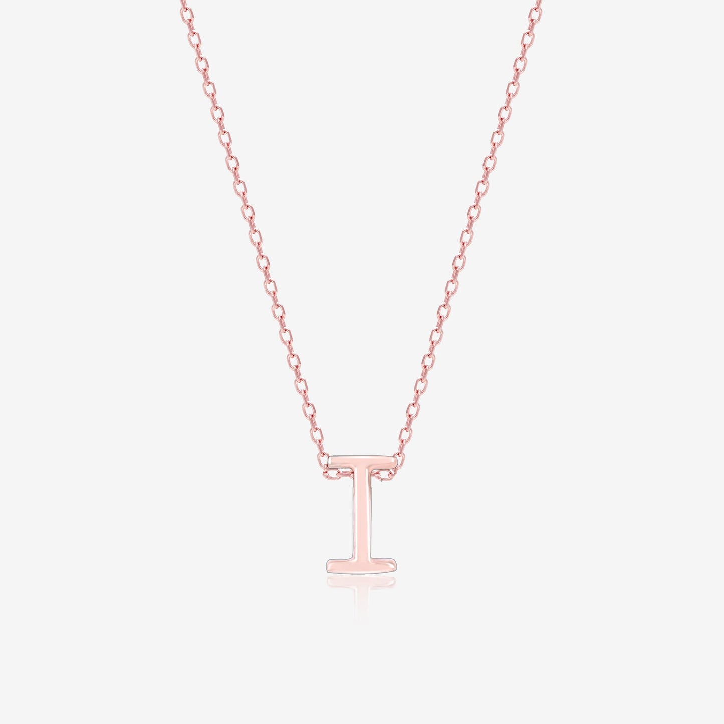 Infinite I Initial Necklace