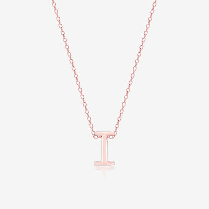 Infinite I Initial Necklace