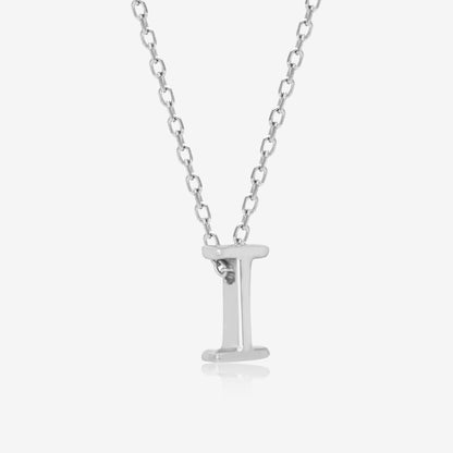 Infinite I Initial Necklace