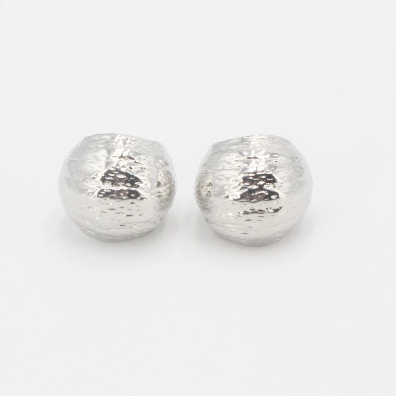 Sliver C Shaped Pin Earrings JLT11480