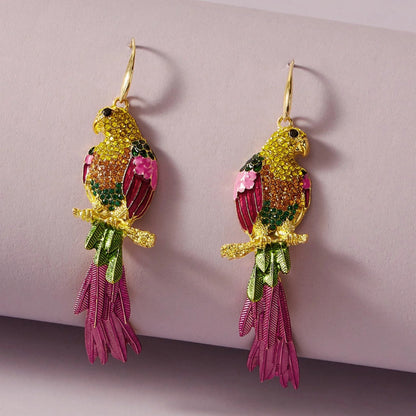 Tropical Parrot drop Earrings JLT12521