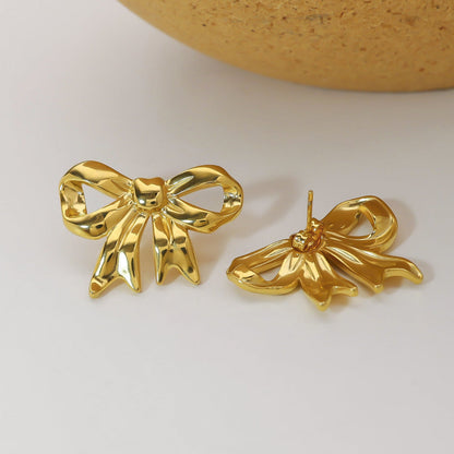 Classy Prime Bow- Pin Earrings JLT12540