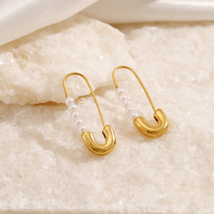 Safety Pin Earrings JLT12554