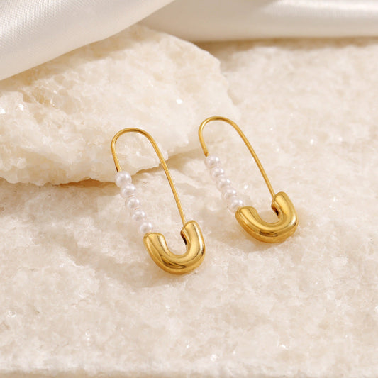 Safety Pin Earrings JLT12554