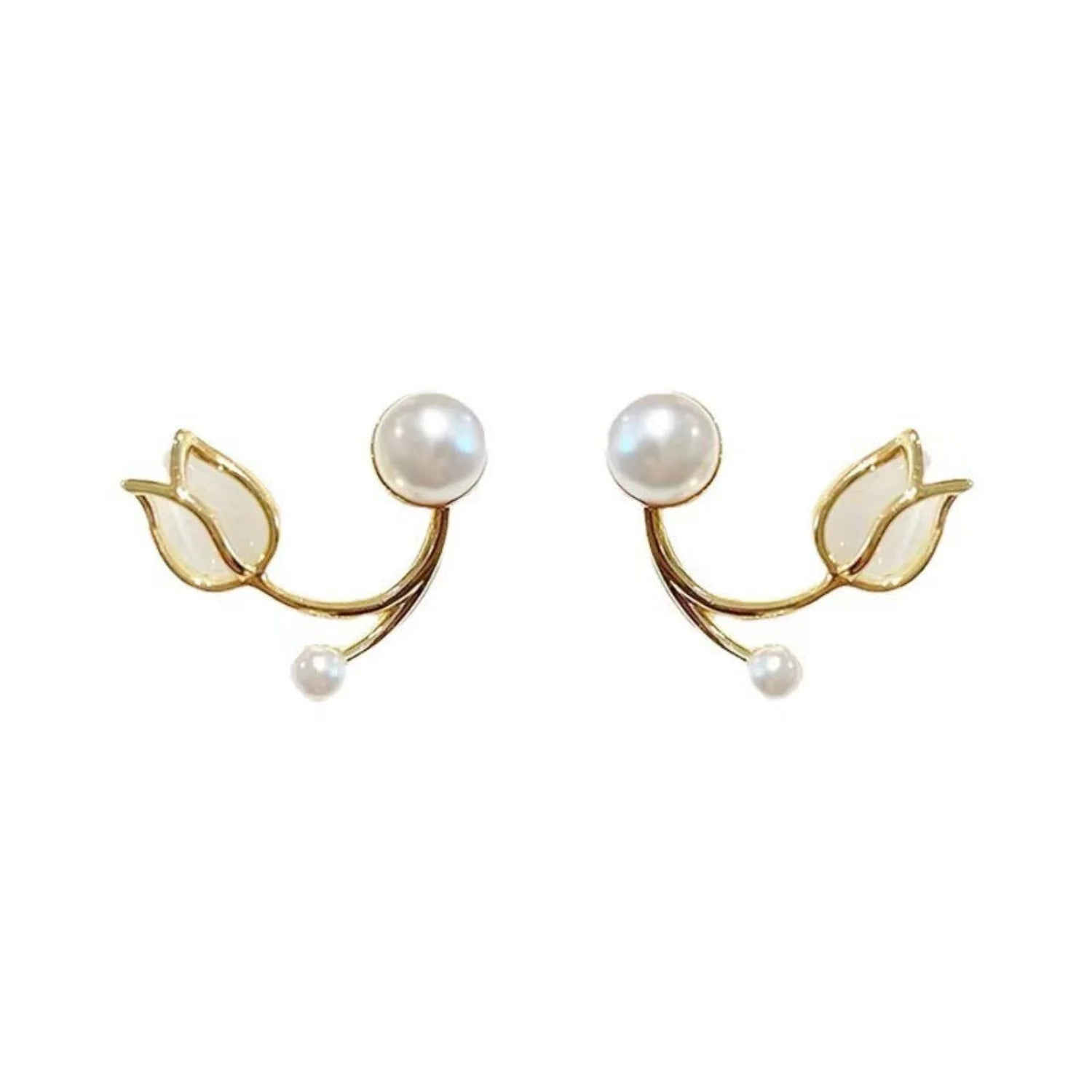 Pearl Bud Pin Earrings JLT12589