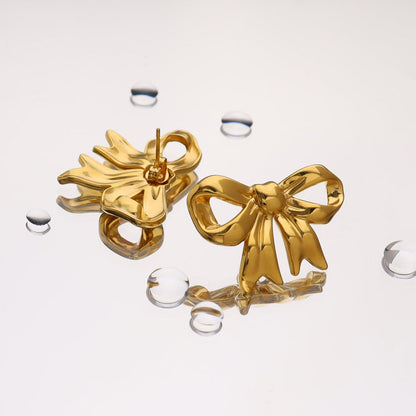 Classy Bow Pin Earrings JLT12651