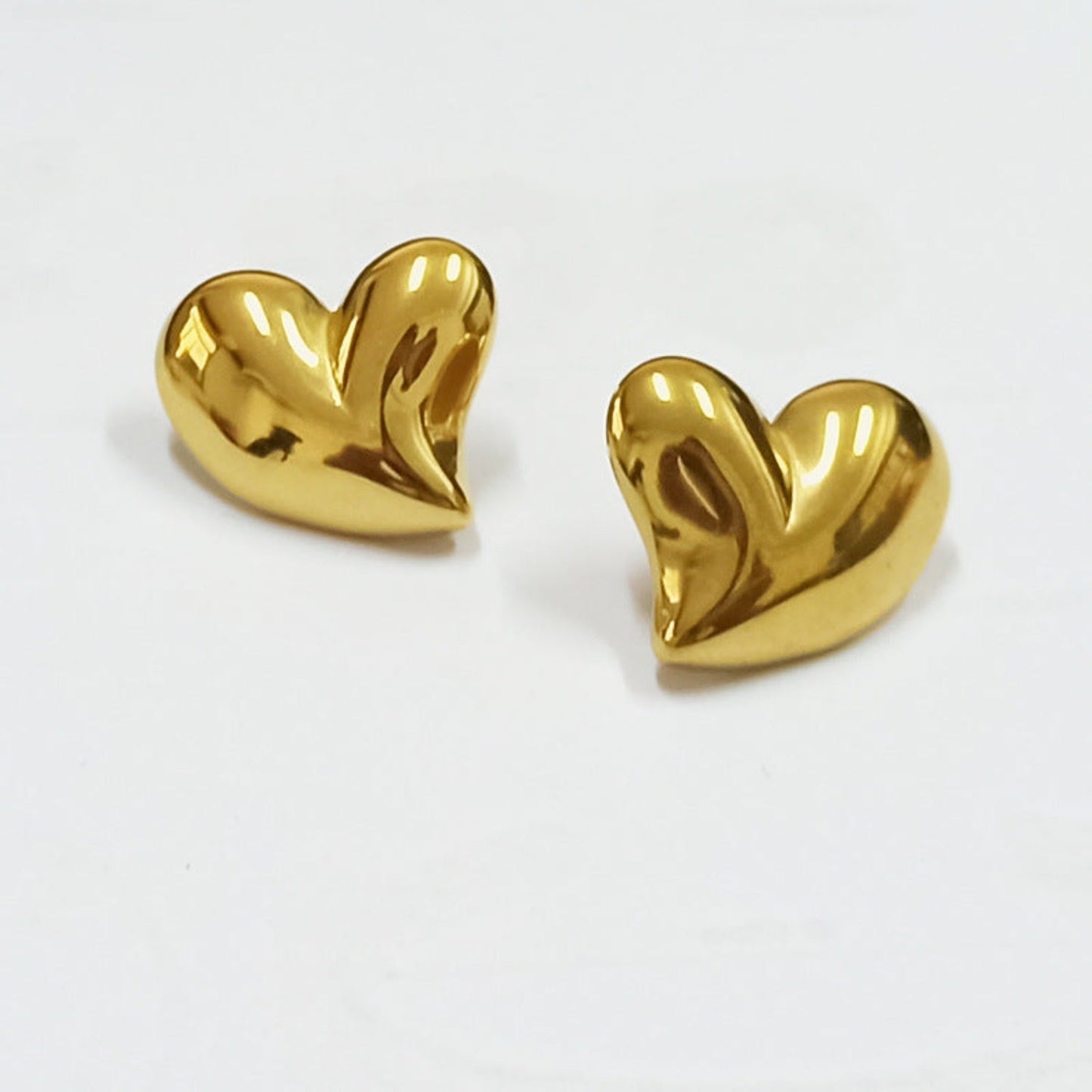 Sunrise Heart Pin Earrings JLT12670