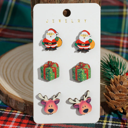 Santa Christmas Earrings JLT12819