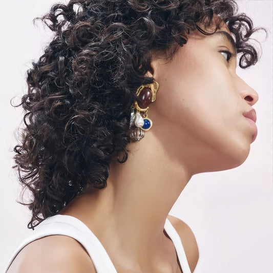 Elephant Charm Drop Earring  JLT12922