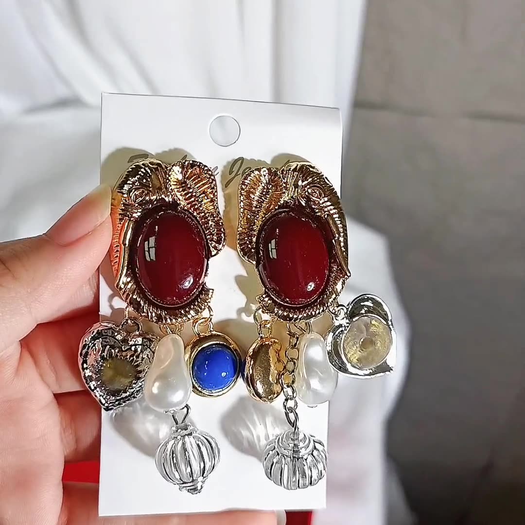 Elephant Charm Drop Earring  JLT12922