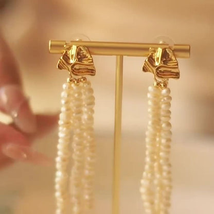 Tassel Pearl Drop Earring JLT12923