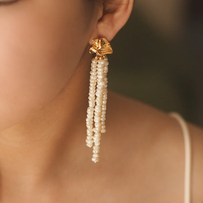 Tassel Pearl Drop Earring JLT12923