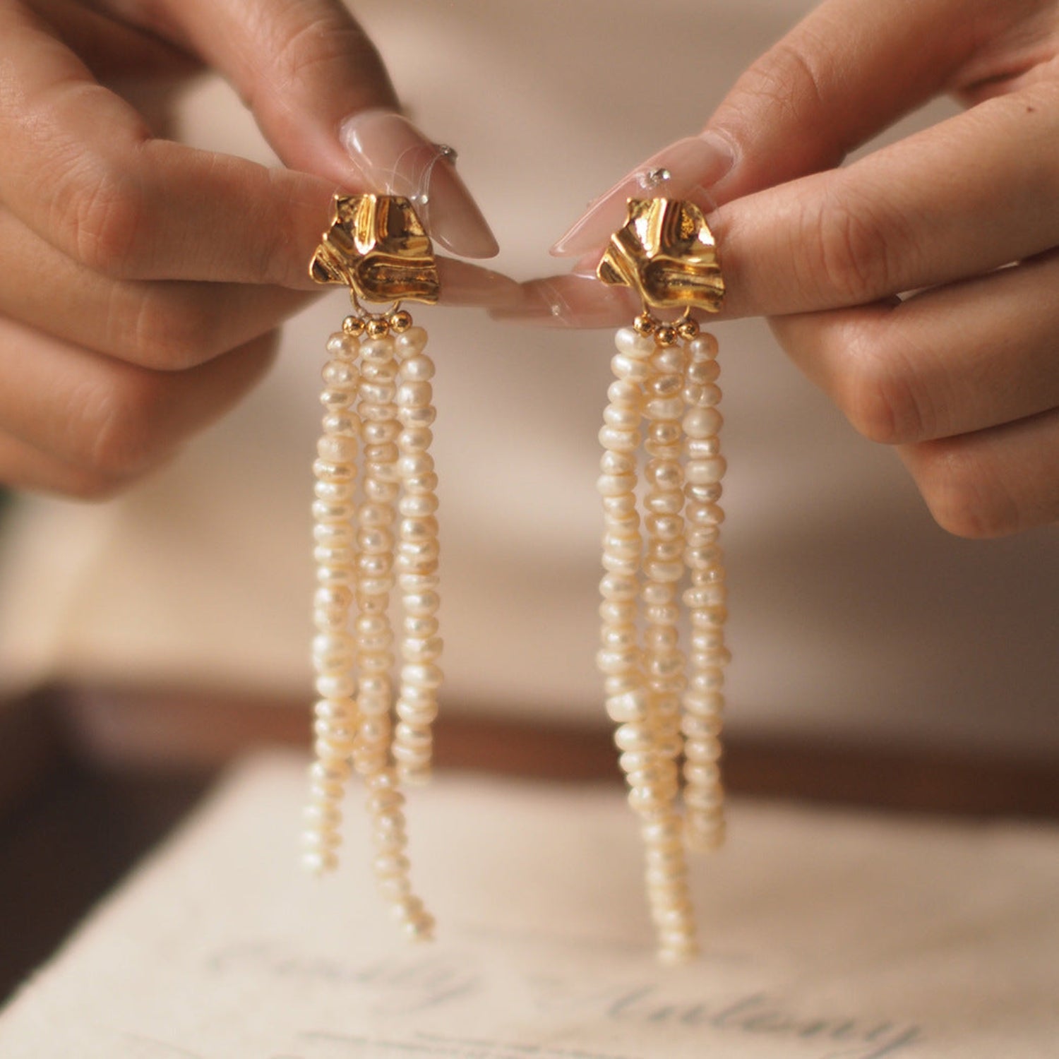 Tassel Pearl Drop Earring JLT12923