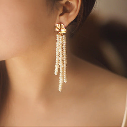 Tassel Pearl Drop Earring JLT12923