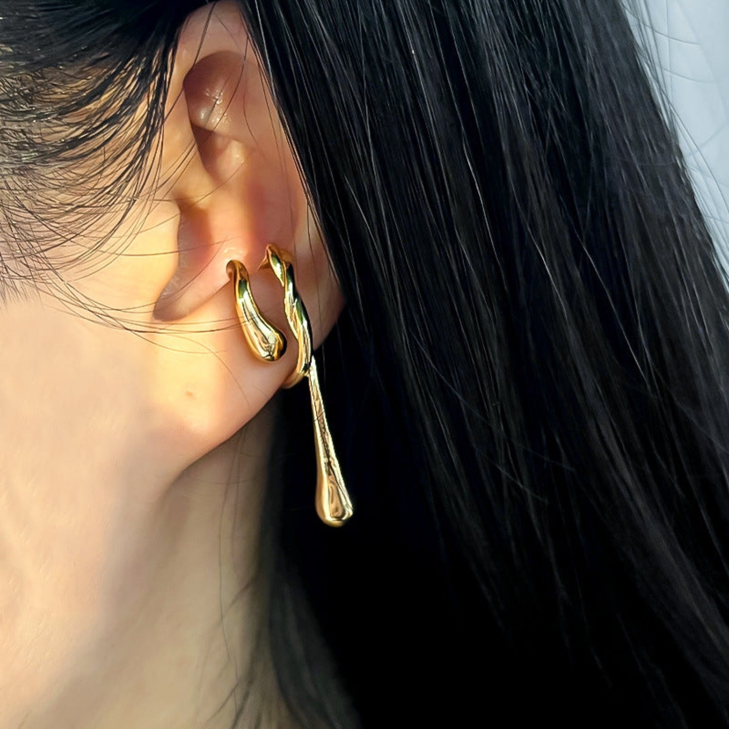 Water Drip Shimmer drop Earring JLT12971