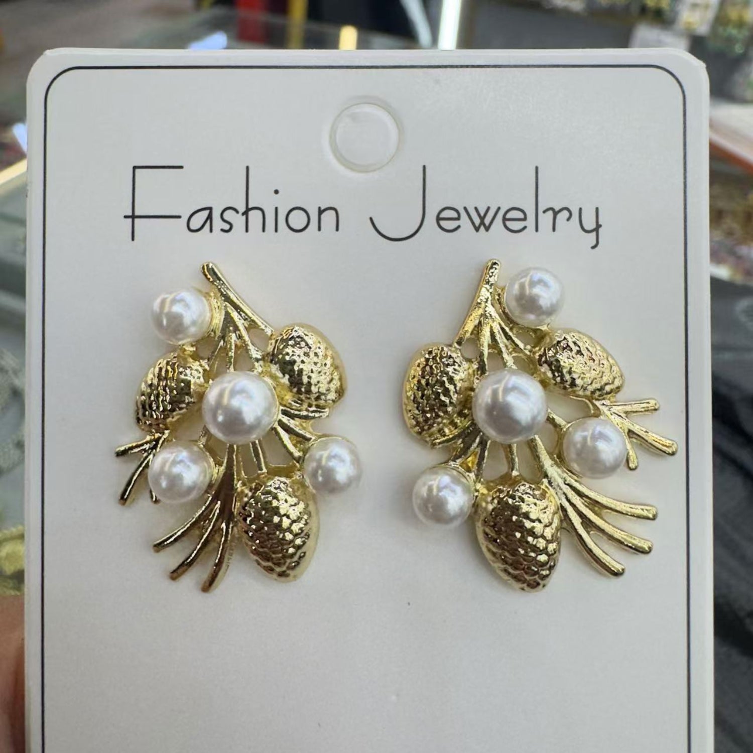 Aurelian Golden Branch Drop  Earrings JLT13010