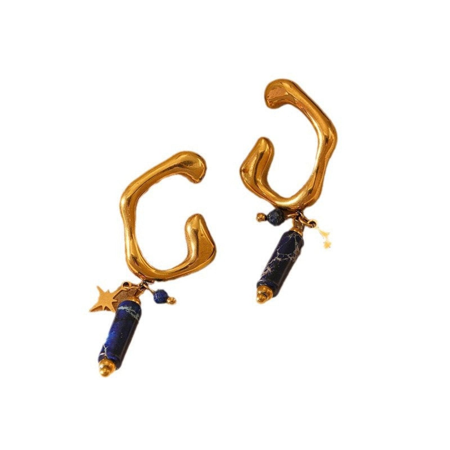 Starry Blue Cuff Earrings JLT13071