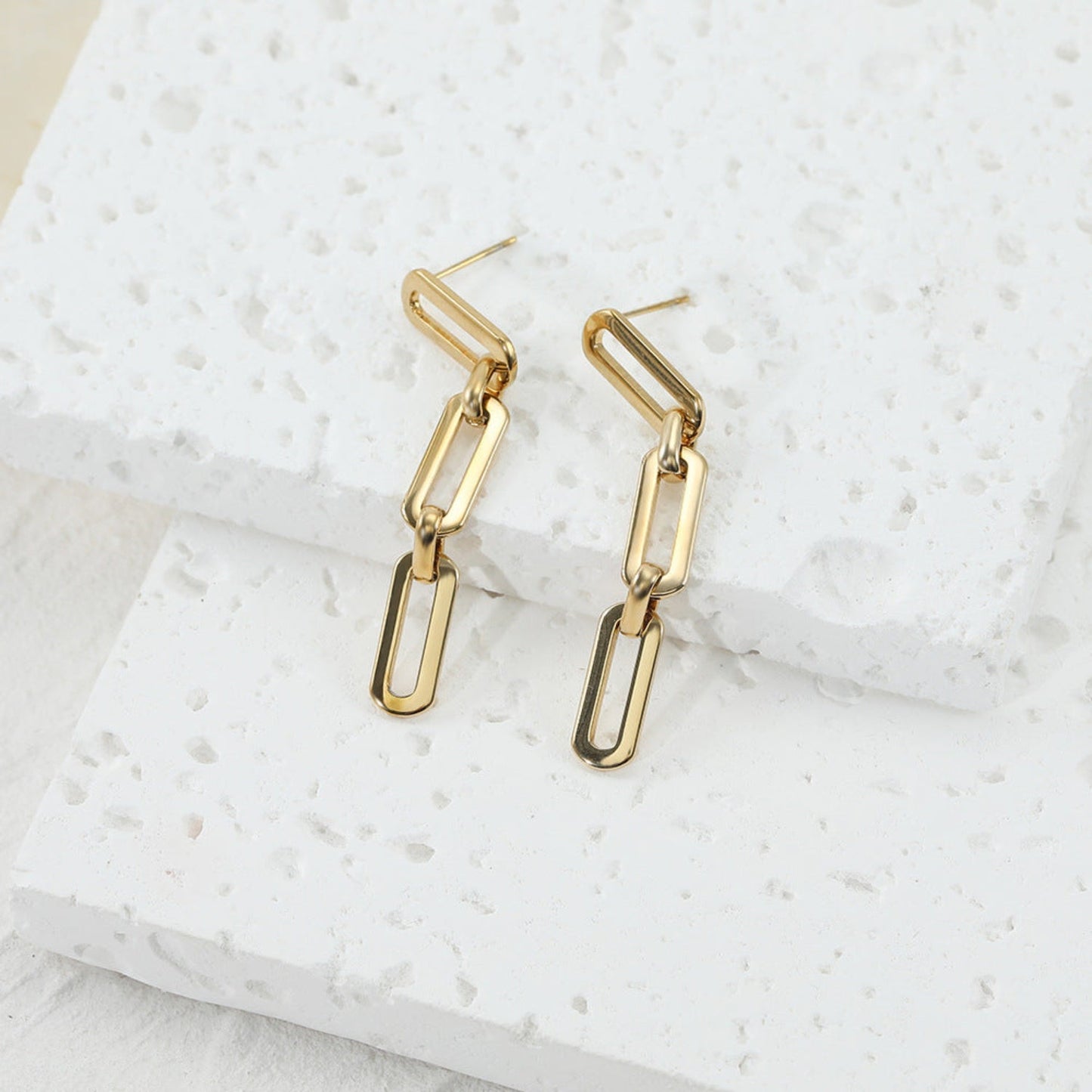 Link drop Earrings JLT13073