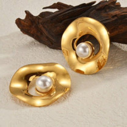 Oyster Pearl Pin Earrings JLT13077