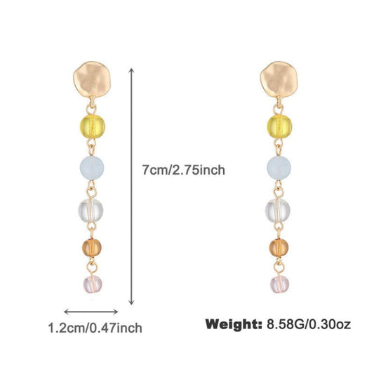 Minimalist Gold Hollow Drop Earrings JLT13721